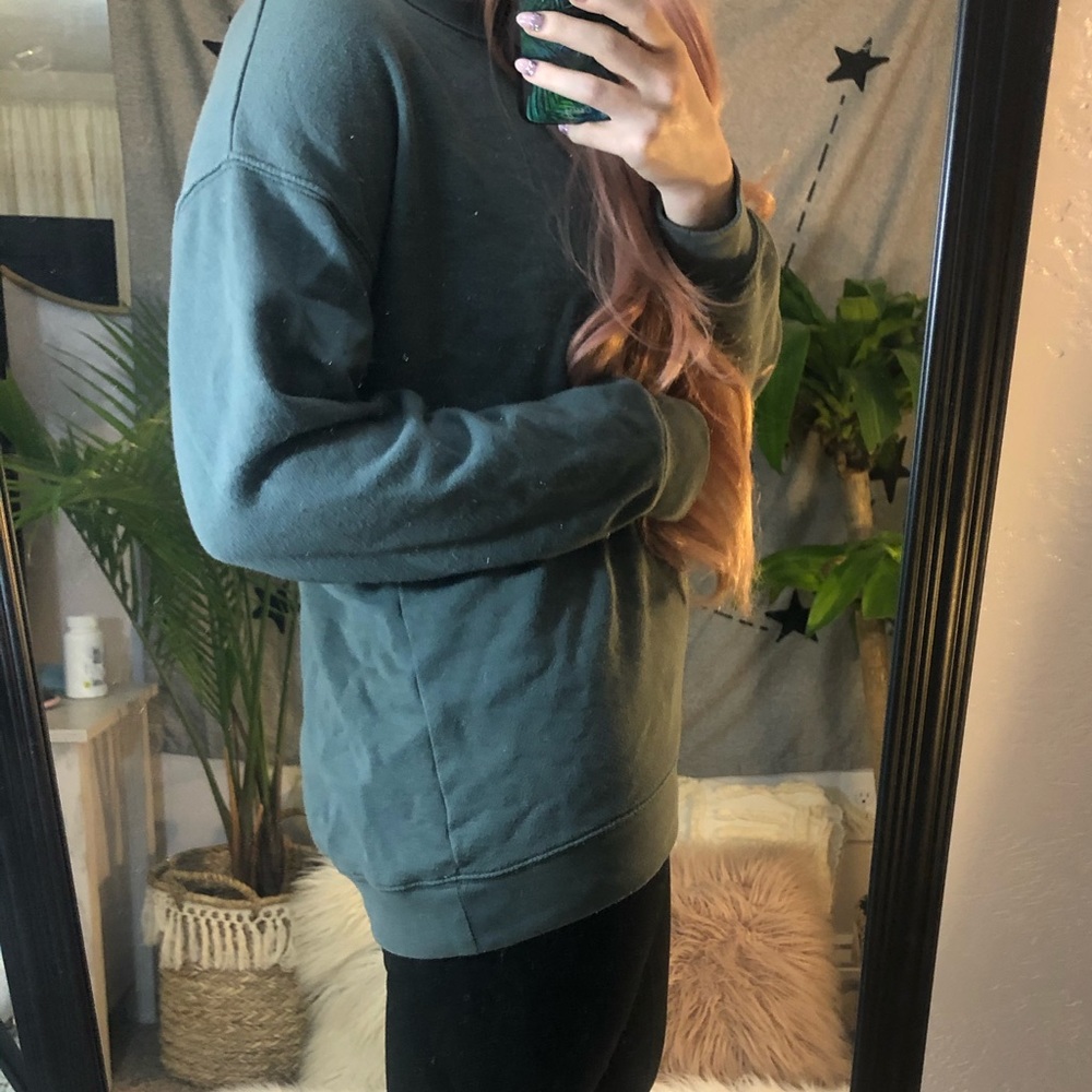 COPY - AE olive green sweatshirt - Picture 2 of 4